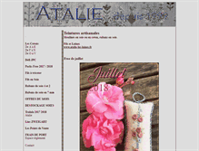 Tablet Screenshot of lefilatalie.com